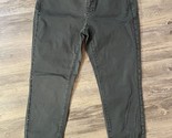 White House Black Market The Skinny Crop Jeans Size 8 Designer Bling 30x25 - $13.54