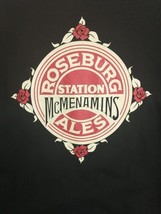 McMenamins Roseburg Ales Shirt Mens XXL Black Crew Neck Graphic - $10.88