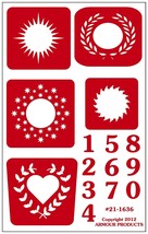 Armour Products Etch Over N Over Stencil Reverse Numbers - £17.16 GBP