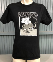 Boxcar Satan Post Punk Blues Rock Smoking Drunk Typewriter Black T-Shirt Small - £12.80 GBP