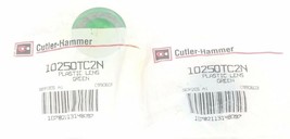 Lot Of 2 New CUTLER-HAMMER 10250TC2N Lenses Plastic Green Series A1 - $25.00