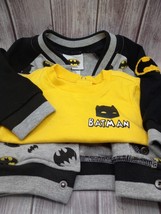 Batman Baby Sweatshirt Jacket And T-Shirt Size 6-9 Months - £12.01 GBP