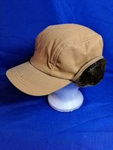 BRONER Duck Canvas Winter Trapper Cap Hat Fold Down Ear Flap Size L - $18.69