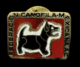Federación Canófila Mexicana, A.C. (FCM) Mexico Dog Kennel Pin - $8.00