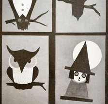 1930 Halloween Print Art School Arts Magazine Page Ephemera Students DWMM6 - $374.75 MXN