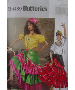 Pattern 4889 sz Lg-Xlg Gypsy,Dancer, Medieval, Renaissance, Renn Faire, ... - £5.56 GBP