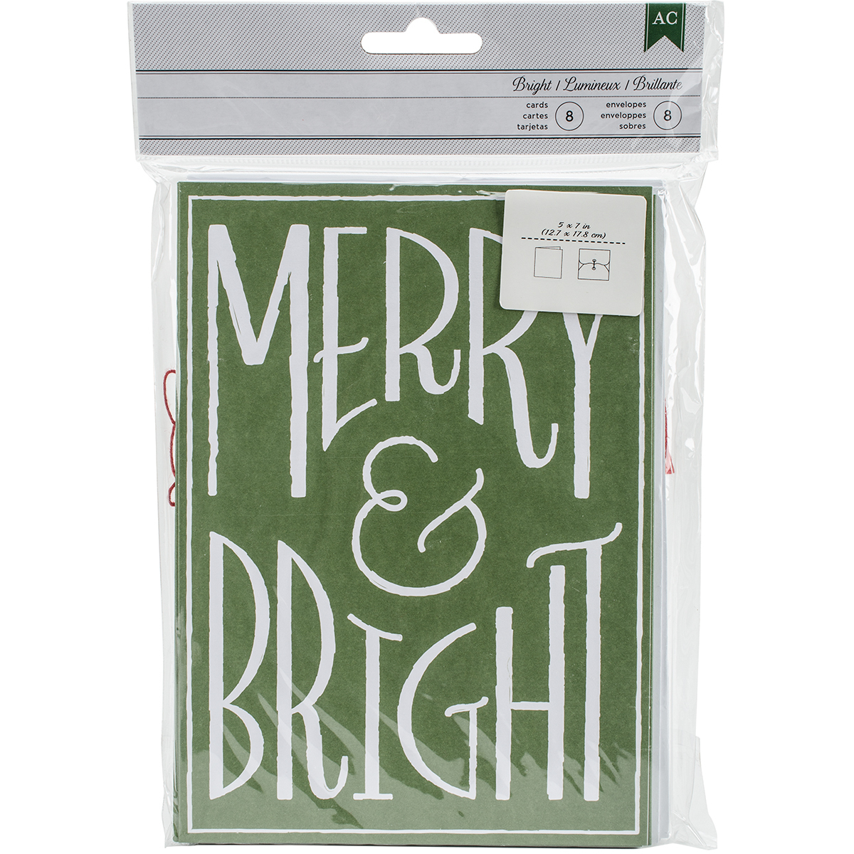Cards With Envelopes Merry And Bright - $24.59