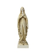 Our Lady Blessed Virgin Mary Greek Cast Marble Statue Sculpture 15.75 in... - £86.08 GBP