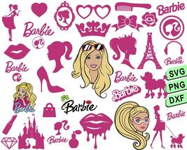 Barbie Svg Png Bundle, Barbie Girl Heart Svg, Barbie Girl Svg Png - £1.83 GBP