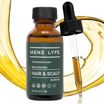 Menz Lyfe Hair &amp; Scalp Elixir Rosemary Mint, 1oz, Vegan &amp; Paraben-Free - $19.75