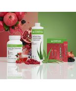 Herbalife Raspberry Tea 3.6 oz +Cranberry Aloe Pint+30 Pomegranate LiftOff Stcks - $222.30 CAD