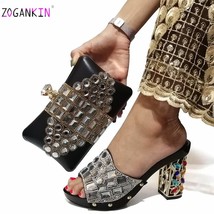 Latest Clutch Bag Match Italian Women Shoes and Bag Matching Set Italy Shoes and - £94.16 GBP