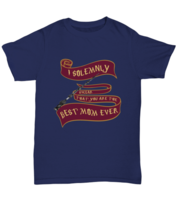 Mom T Shirt Mothers Day Potter Best Mom Ever Navy-U-Tee - £14.33 GBP