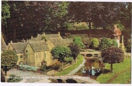 England Postcard Bourton On The Water Model Village Town Hall Mill Bridges - $2.96