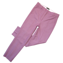 NWT J.Crew High Rise Cameron in Vintage Fuchsia Ivory Houndstooth Stretch Pant 8 - £48.34 GBP