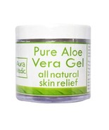 Auravedic Pure Aloe Vera Gel all natural skin relief (100 gm) Free shipping - £14.39 GBP