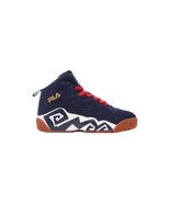 FILA Men&#39;s Mashburn MB Suede Basketball Sneaker Shoes Navy / White Size ... - £67.17 GBP