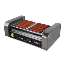 Roller Dog RDB18SS Commercial 18 Hot Dog 7 Roller Grill Cooker Machine - £166.61 GBP