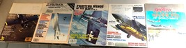 Lot Of (5) Aviation &amp; Military Aviation Magazines From The 1980&#39;s As Shown - £11.65 GBP