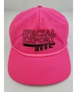 VTG RARE HOT PINK - SPECIAL EXPORT BEER - Supreme Trucker Hat Strapback ... - £59.74 GBP