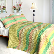 [Chic Cookie] 3PC Patchwork Quilt Set (Full/Queen Size) - $99.89