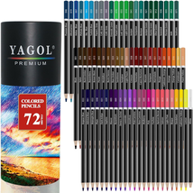72 Color Pencil Set, Soft Core Color Pencils for Adult Coloring Book - $19.10