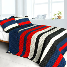 [Indescribable Night] 3PC Quilt Set(Full/Queen Size) - $99.89