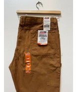 Dickies Men&#39;s  Straight Leg Carpenter Jeans Brown 44 x 30 NWT - £19.83 GBP