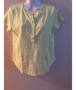 Women&#39;s Old Navy Fitted, Short Sleeve Henley Shirts Size  M XL NWT - £12.67 GBP