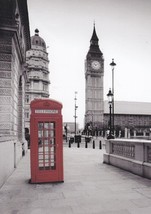 Greeting Card Note Card "London Calling Phone Booth" Blank Inside  - $2.99