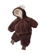 2pcs Baby Fleece Clothes Infant Hooded Jacket Pants Set Outerwear For Un... - £25.12 GBP+