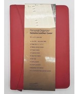 Barnes &amp; Noble Personal Organizer 18 Month Planner Red Leather 2007/8  U247 - £31.89 GBP