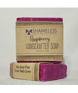Organic Raspberry Shea Butter Soap(Vegan)(Cruelty-Free) 4.5oz - £7.50 GBP