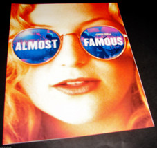 2000 Cameron Crowe Movie ALMOST FAMOUS Press Kit PRODUCTION INFO BOOKLET - $15.99