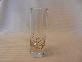 B&amp;B with Gold Bubbles Clear Shooter Glass 4.125&quot; Tall  - £15.95 GBP