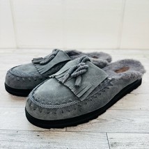 Muk Luks Slides Slippers Loafer Moccasin Gray - Mens Size 9 ESTIMATED - EUC - £15.95 GBP