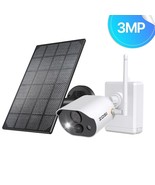 ZOSI 3MP PIR AI Wireless Security Rechargeable Battery Camera Solar Pane... - £33.66 GBP