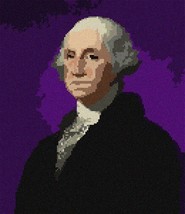 Pepita needlepoint canvas: George Washington, 10&quot; x 12&quot; - £64.26 GBP+