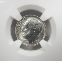 1963-P Silver Roosevelt Dime NGC MS67 Coin AJ129 - £79.86 GBP