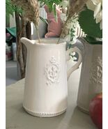 Fleur De Lis Jug, Grey or White - $19.09