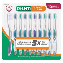 GUM Summit Toothbrush 10-Pack COSTCO#1748813 - $17.82