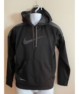 Men&#39;s Nike Therma Fit Pullover Black Hoodie /Sweatshirts Size S - £20.33 GBP