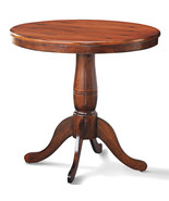 32&quot; Round Pedestal Dining Table High Top Ped Table Round Edge Dining Roo... - £172.63 GBP