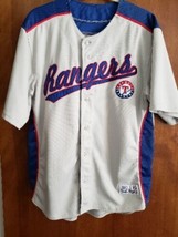 Dynasty MLB Texas Rangers Jersey Men's Adult L Embroidered Stitching Patches - $34.65