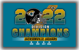 Jacksonville Jaguars Football Division Champions 2022 Flag 90x150cm 3x5ft Banner - £11.95 GBP