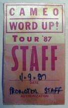 Cameo Word Up! Tour 1987 Promoter Staff Pass Starliner Official US Funk ... - £14.85 GBP