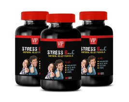 stress homeopathy - STRESS SUPPORT FORMULA - digestion food vitamins 3 B... - £37.87 GBP