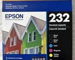 Epson 232 Dual Black &amp; Color Ink Cartridges T2321-5-SVH Exp 2026 Retail ... - $54.98