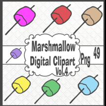 Marshmallow digital clipart vol.4 thumb200