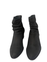 Paul Green 08532 Women’s Black Suede Ruffle Ankle Bootie  Size 8 B - £94.61 GBP